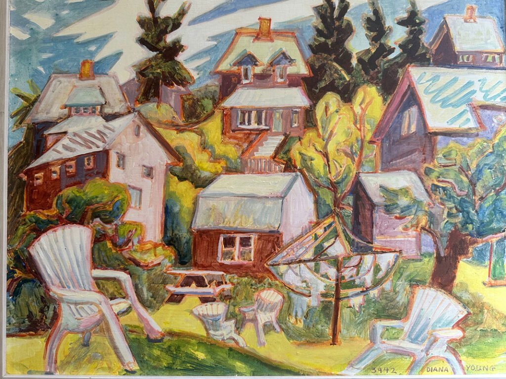 Painting by Diana Young