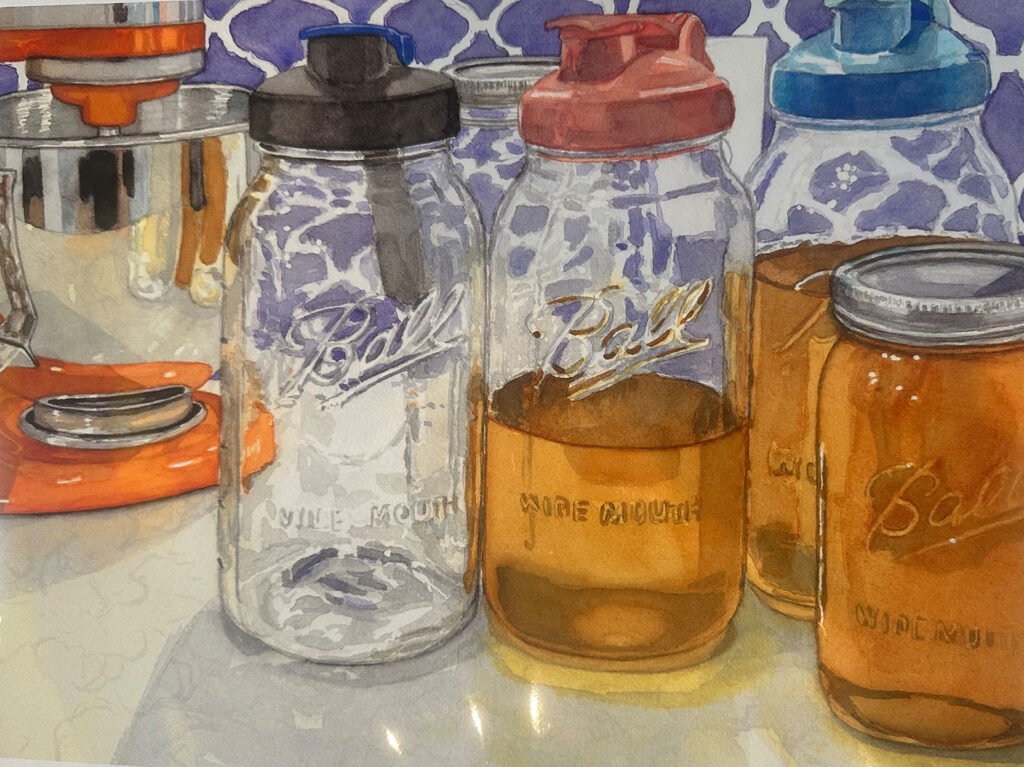 Painting by Moira Lynch