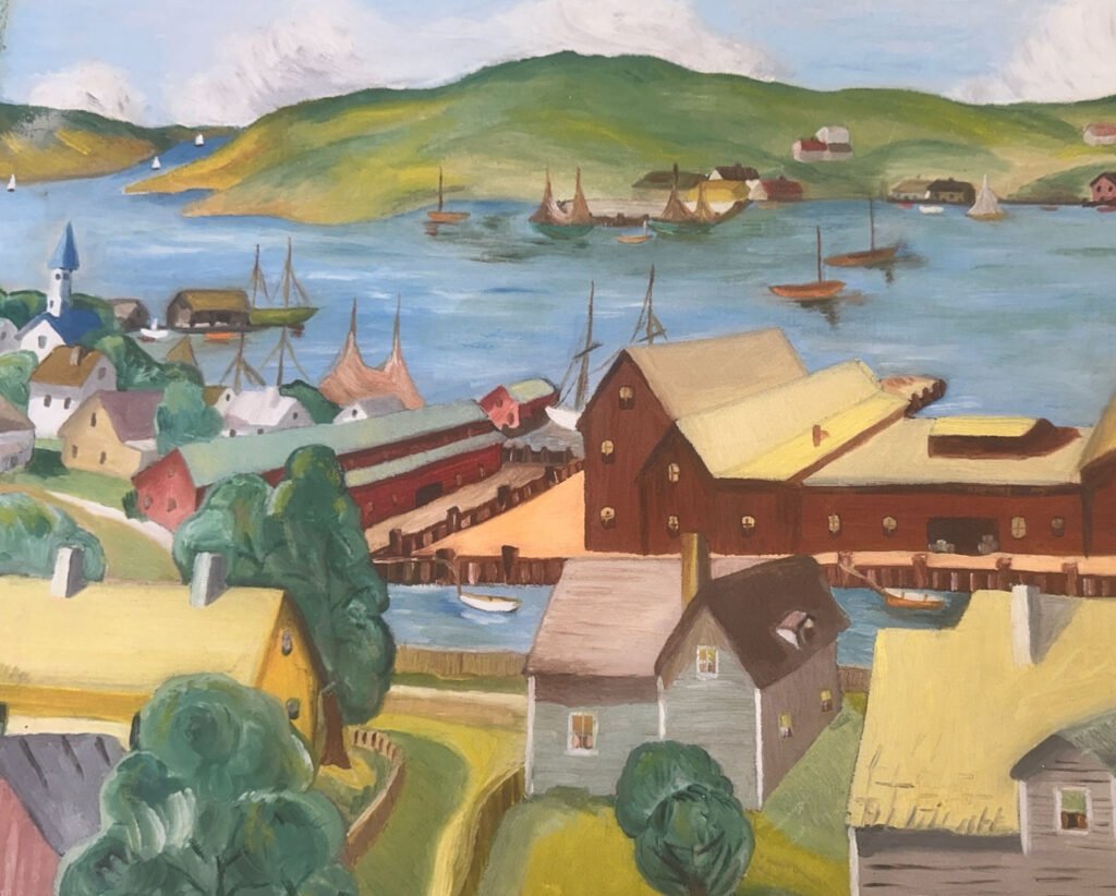 Primitive Landscape, 1958, Hawthorn Gallery, Belmont, MA