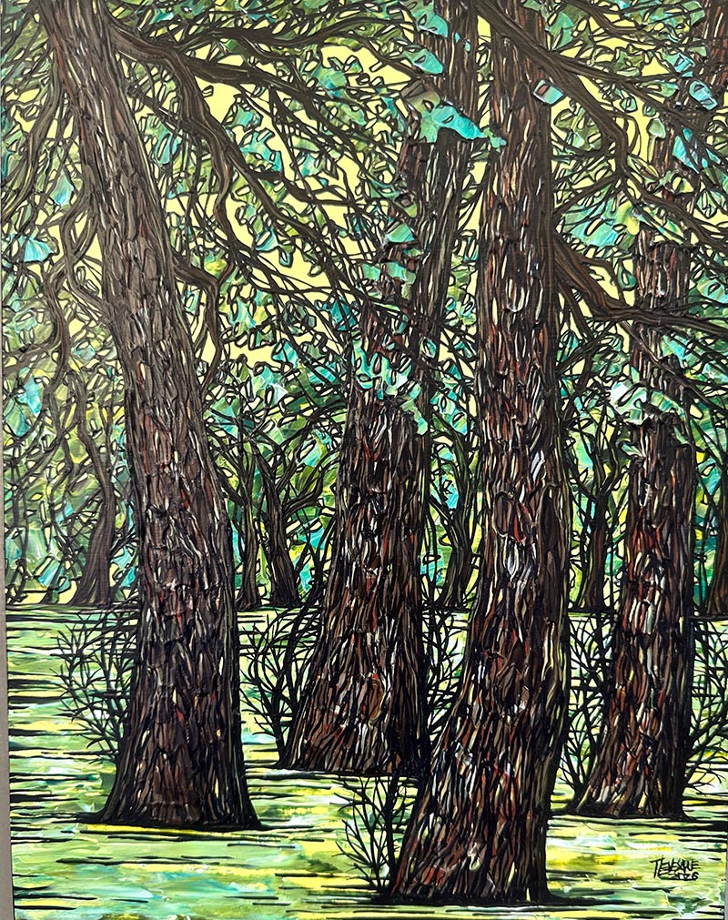 Summer Birches by Tracy Leveesque